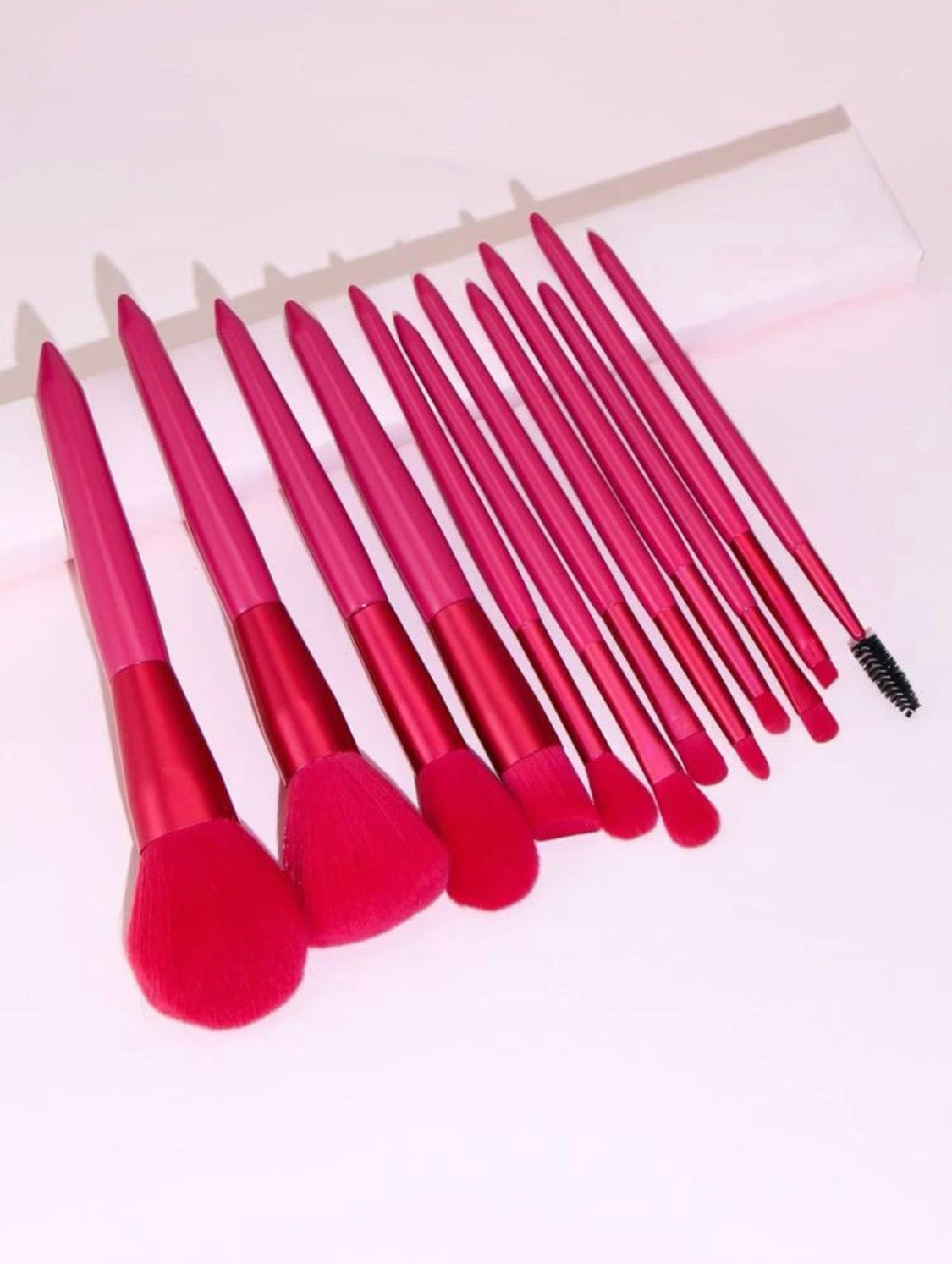 Custom Hottie Red Makeup Brush Set