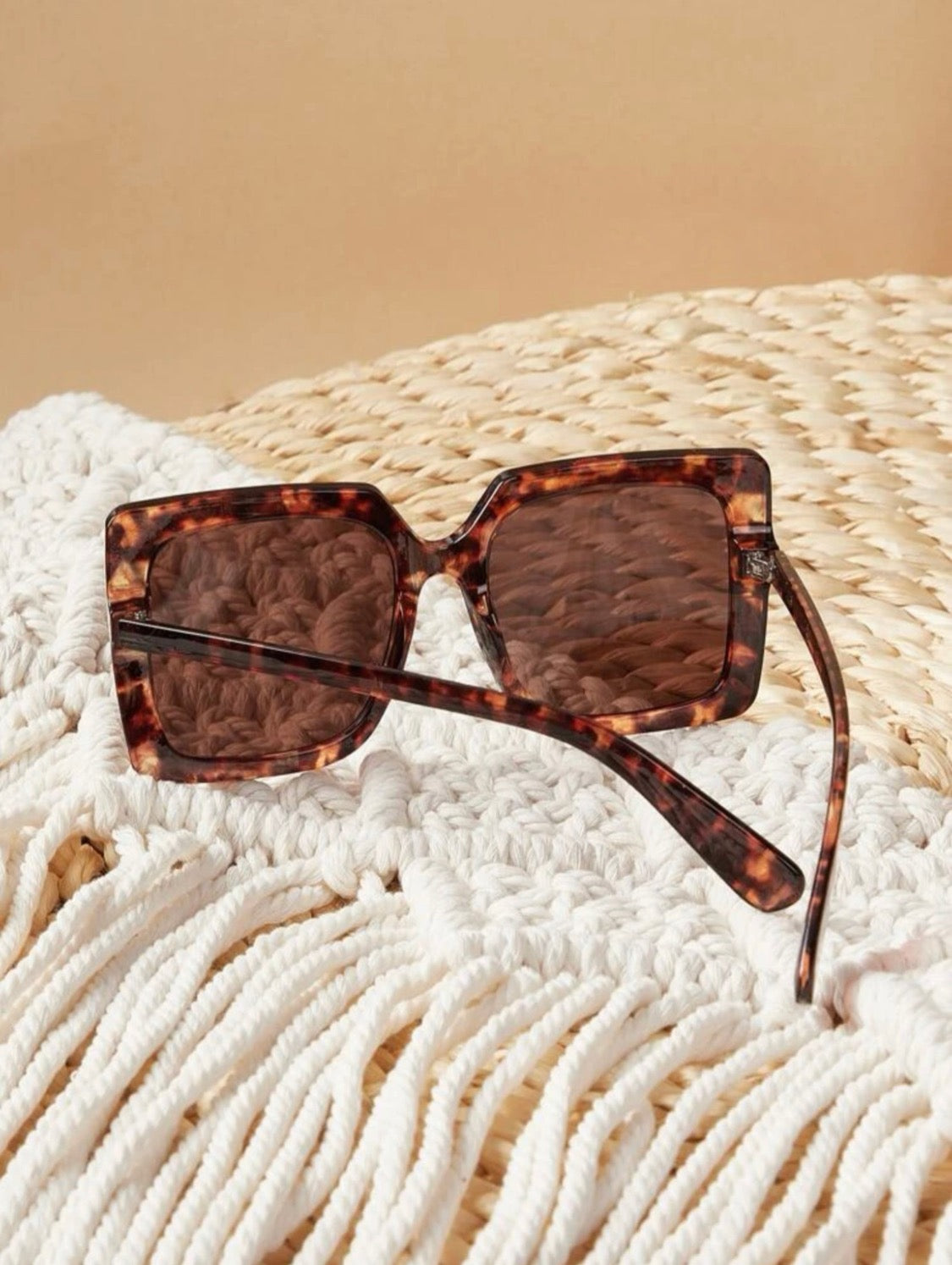 Tortoiseshell Framed Sunglasses