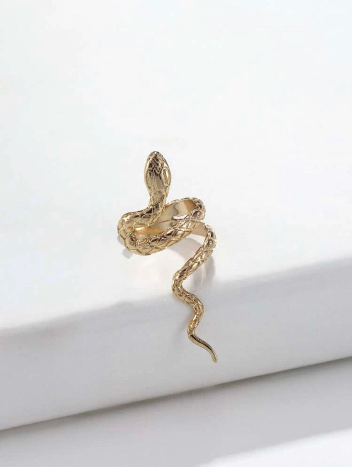 Snake Earring Clip (Gold)