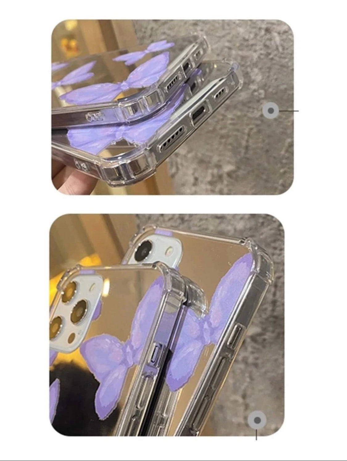 Mirrored Butterfly Case