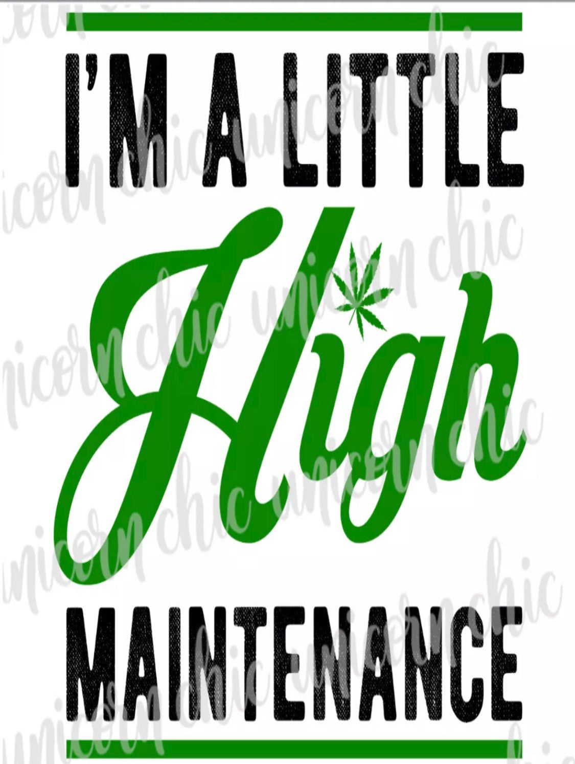 High Maintenance