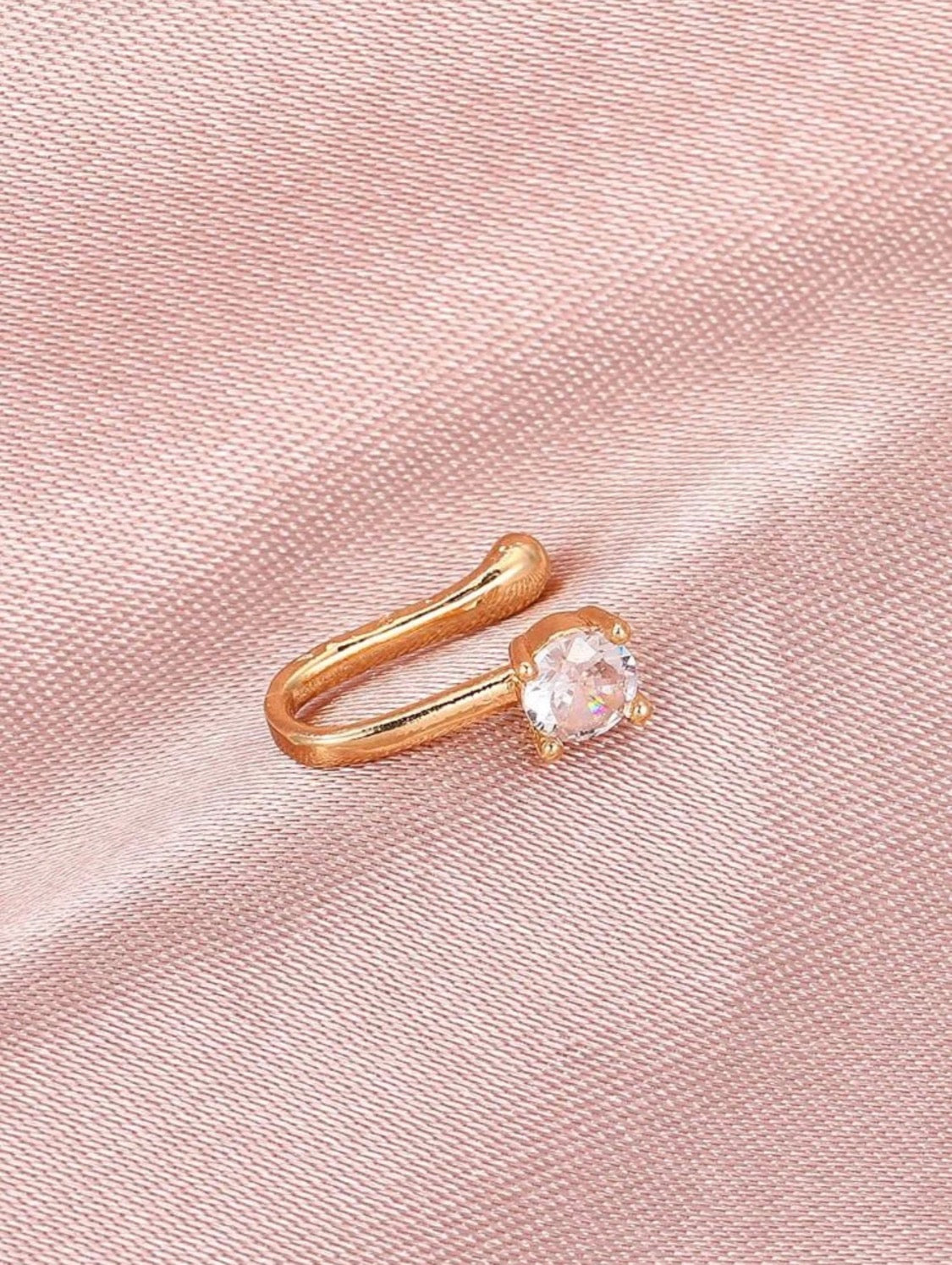 Studded Nose Clip Ring