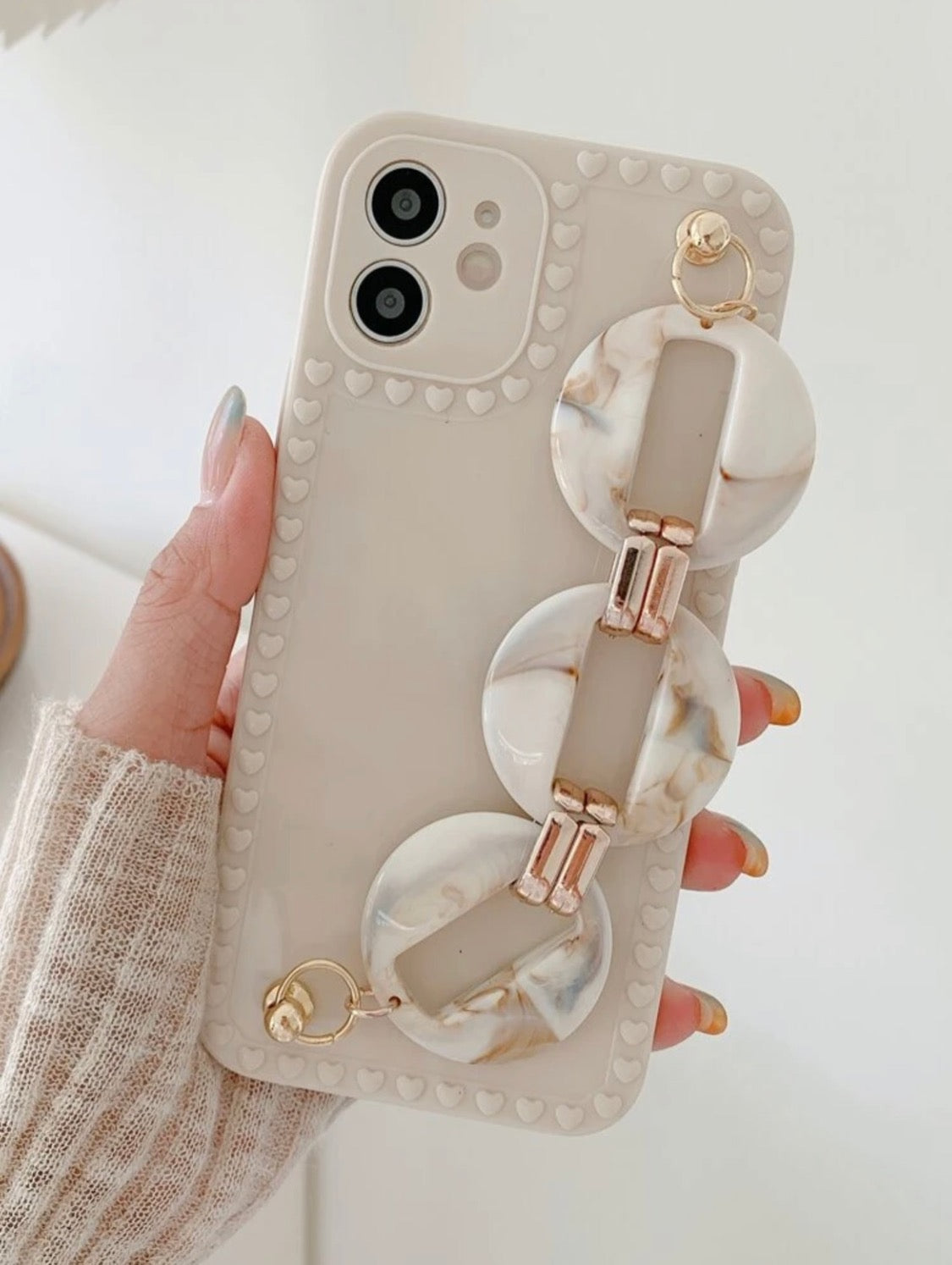 Cream De La Creme Strap Phone Case
