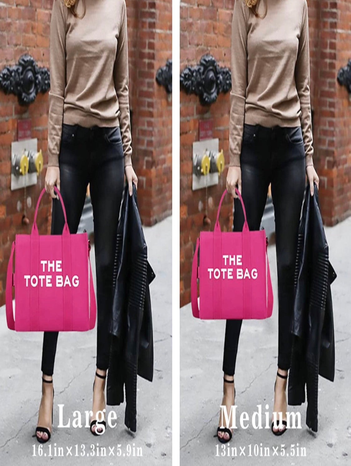 Tote Bag Hot Pink