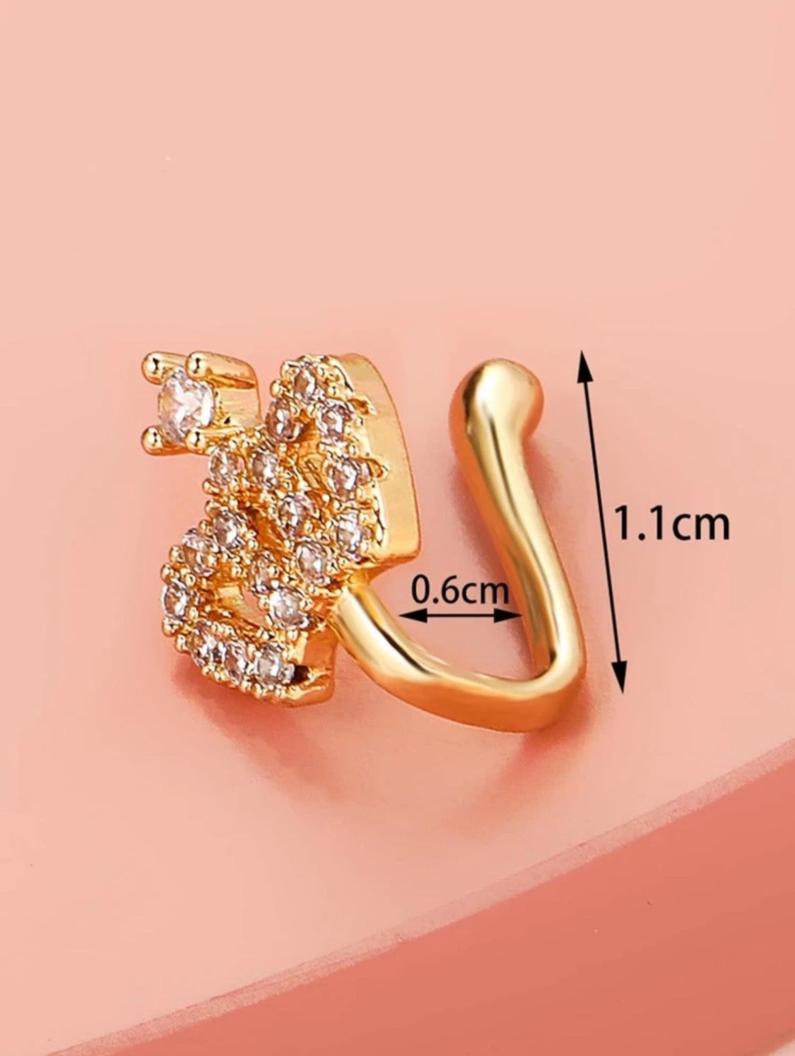Crown Me Nose Ring Clip