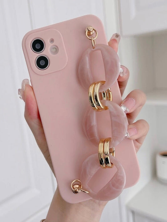 Pink Hand Strap Case