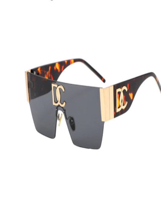 Tortoiseshell Panoramic Sunglasses