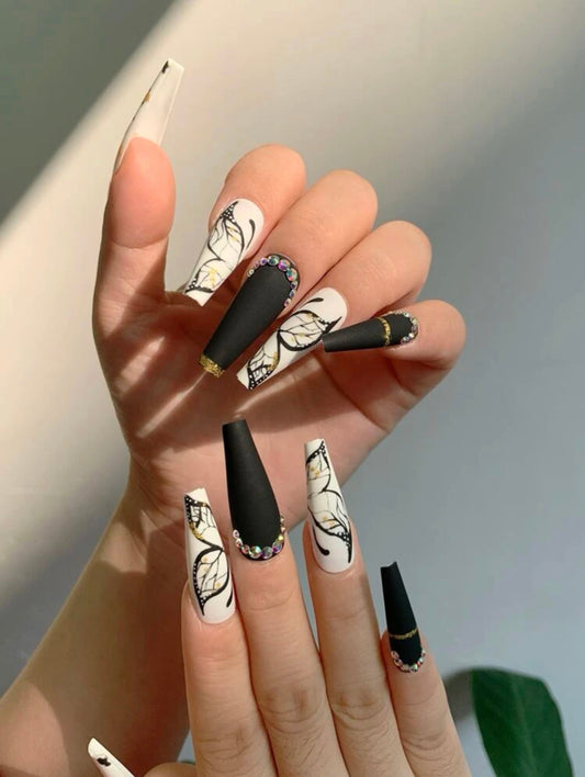 Butterfly Art Nail Set