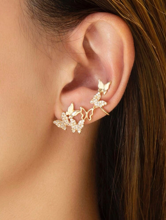 Butterfly Clip Earring