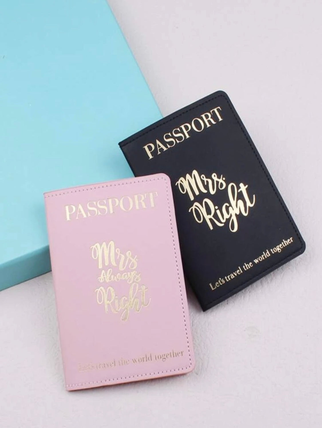 His & Hers Passport Holders