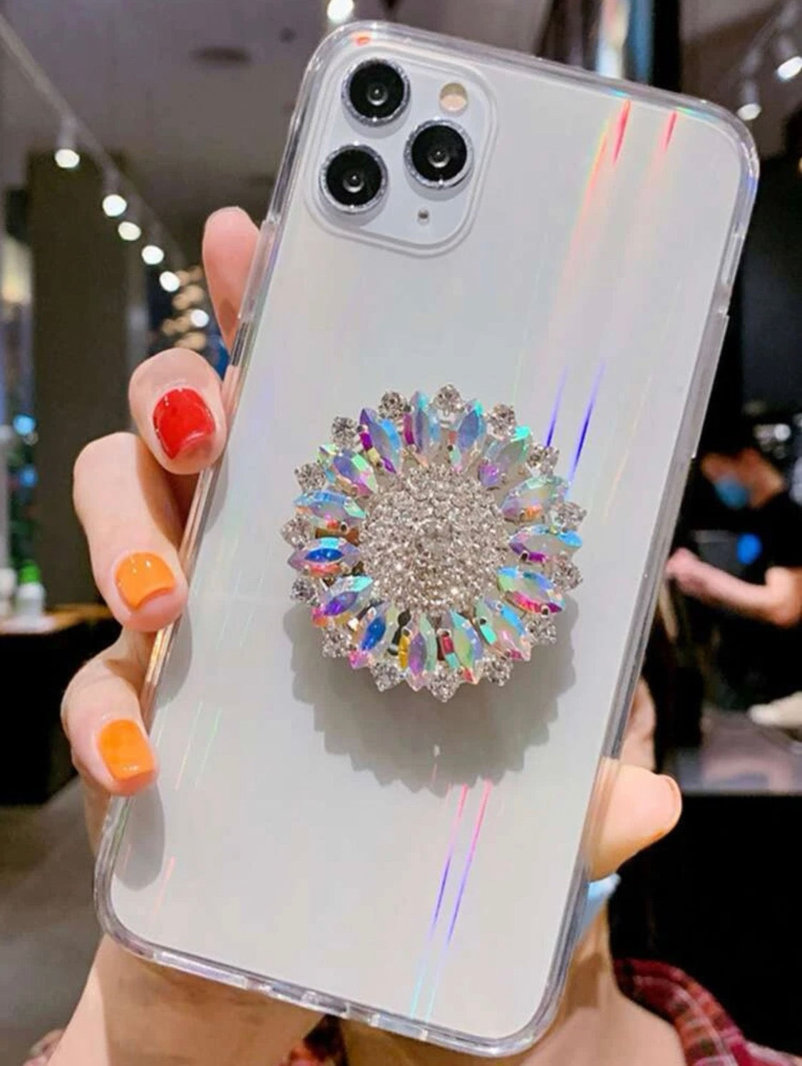 Transparent Bling Phone Case