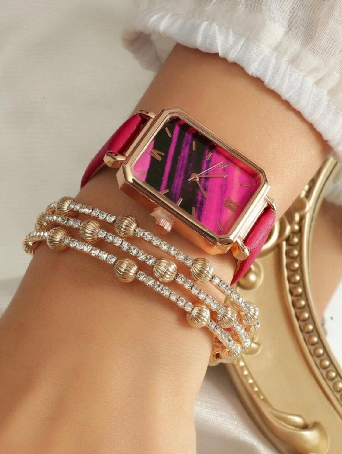 Pink Venus Wrist Watch