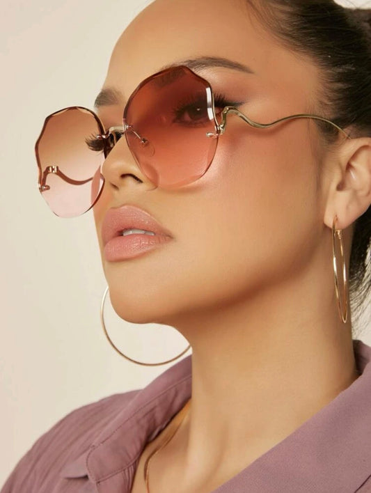 Ombré Pink Shaded Sunglasses