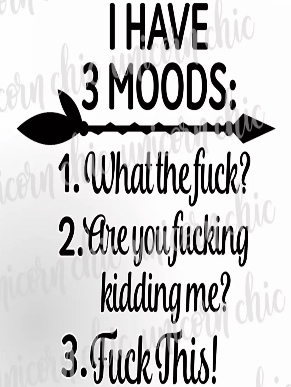 My 3 Moods T Shirt