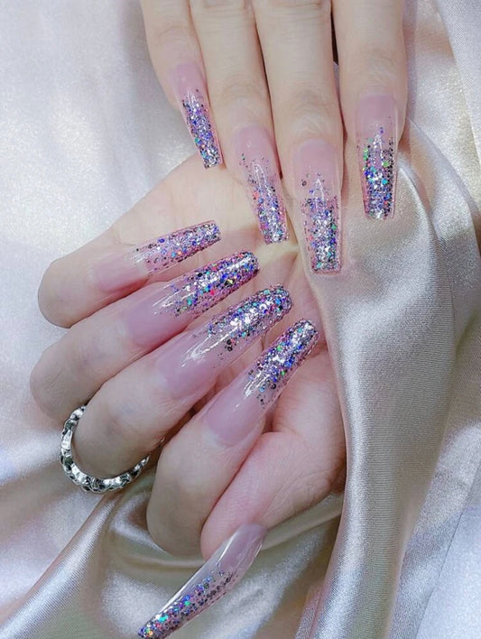 Glitter Tip Nails