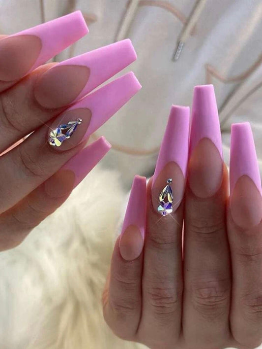 On Everything Pink Tip Nails🔥