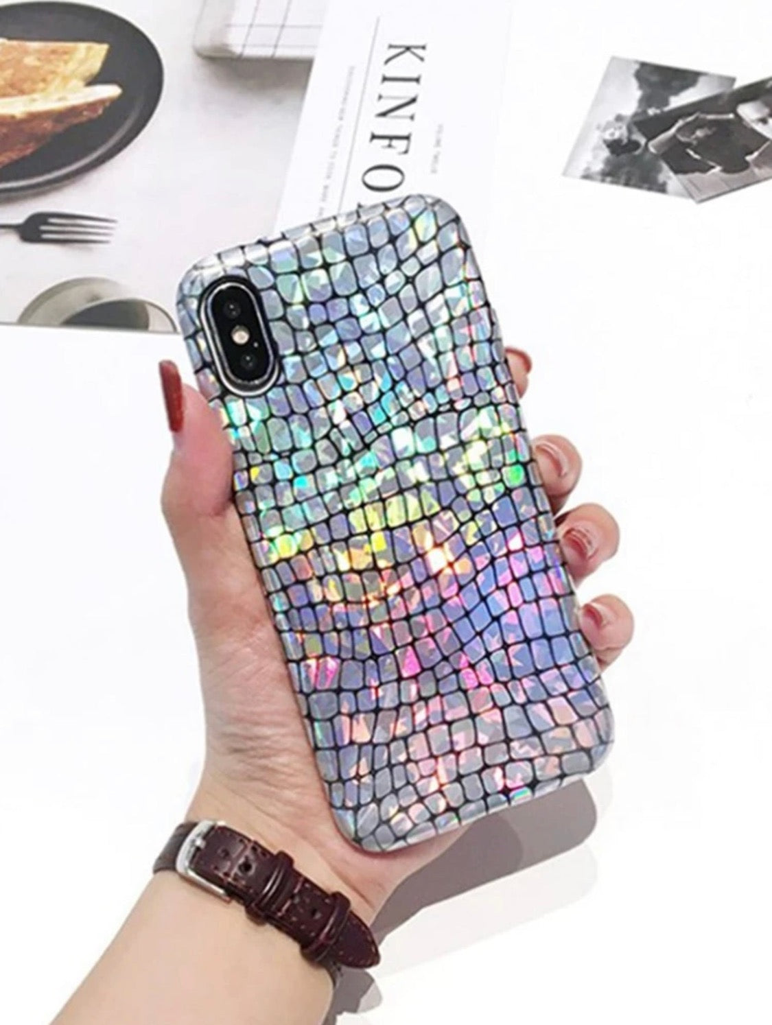 Crocodile Iridescence Phone Case