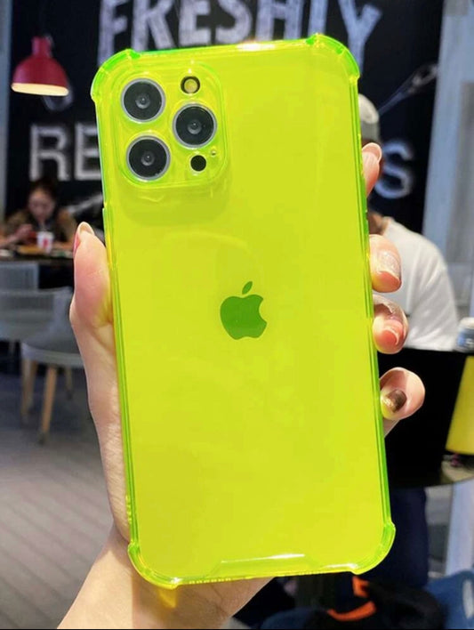 Neon Yellow Jelly Phone Case