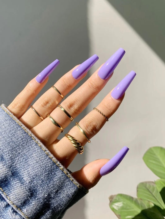Purple Passion Nails