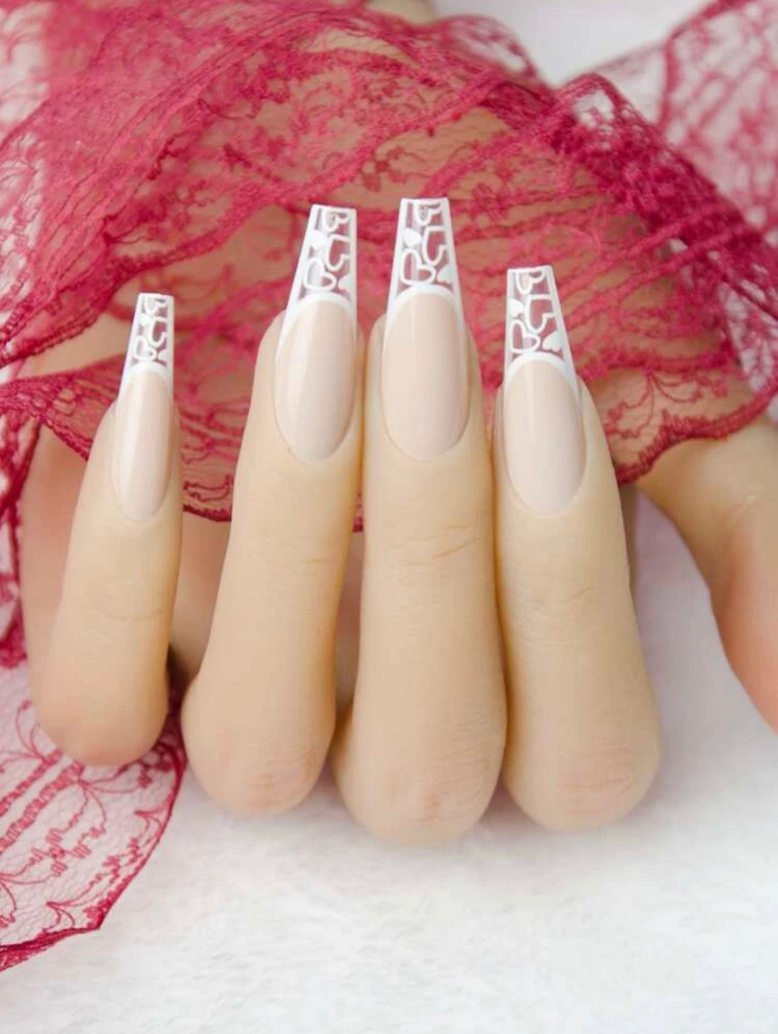 Heart Tip Nail Set